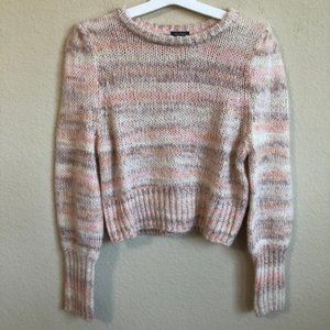 Pastel stripe color sweater
